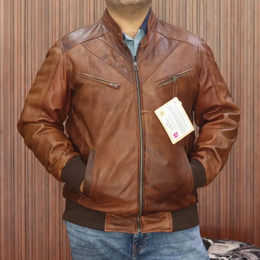 Eagle Terry Brown Jacket – Sheep Leather