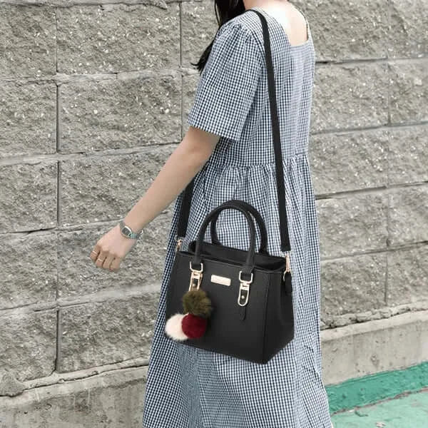 Bulky Leather Shoulder Bag