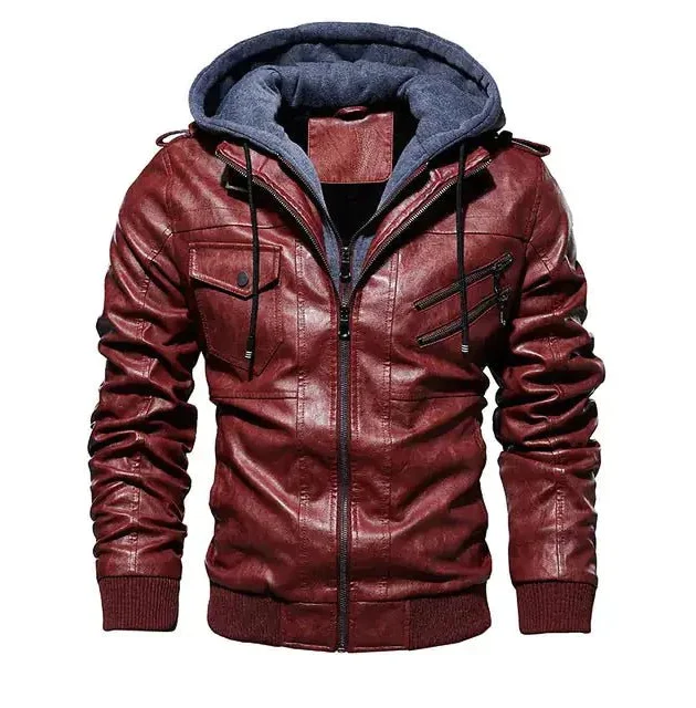 comfortable-hooded-pu-leather-jacket-for-men-688434
