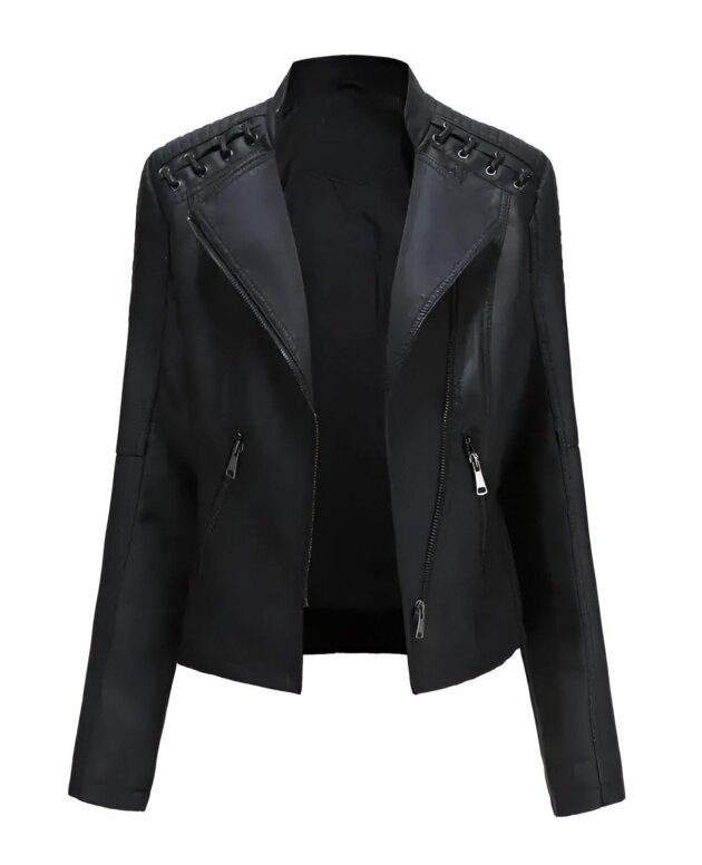 Feminine Leather Jacket