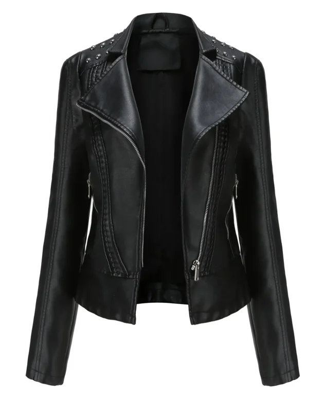 Feminine Leather Jacket