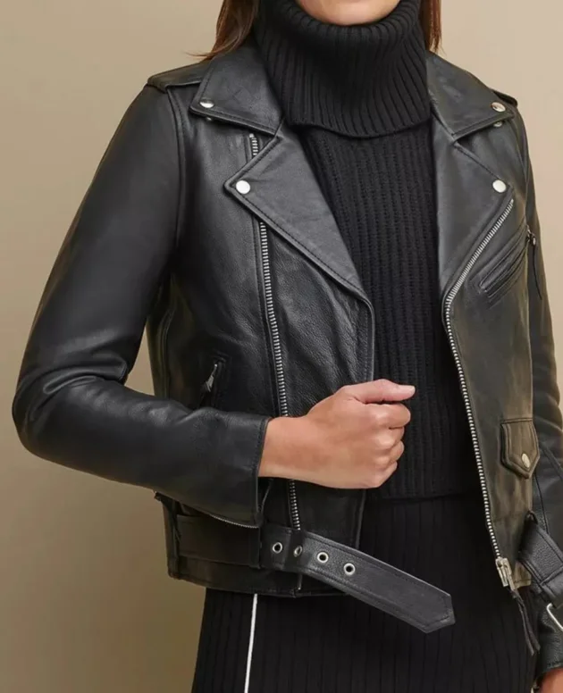 ladies-biker-leather-jacket-black-full-length-980213